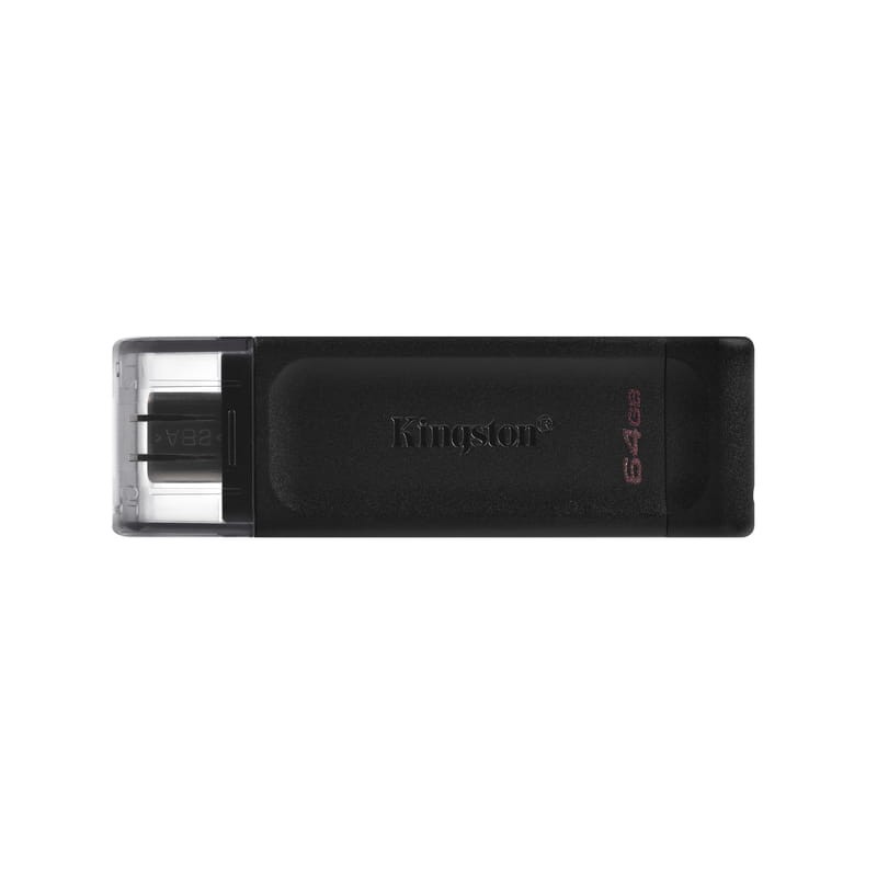 Kingston DataTraveler 70 64GB USB Tipo C 3.2 Gen 1 Negro - Ítem