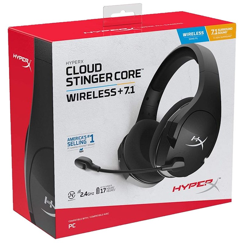 HyperX Stinger Core Wireless 7.1 - Auriculares Gaming - Ítem3