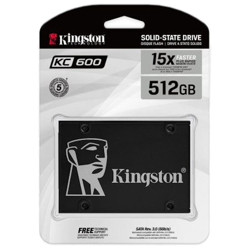 Kingston KC600 512GB SATAIII 3D TLC Disco duro - Ítem3