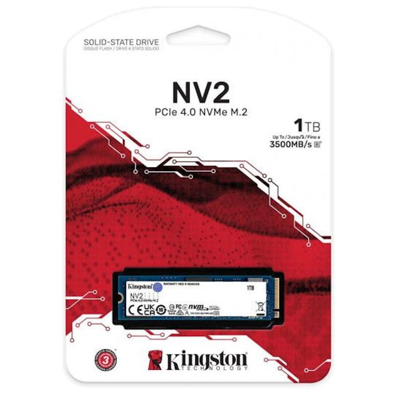 Disque dur SSD Kingston NV2 M.2 1 To PCIe 4.0 NVMe - Ítem2