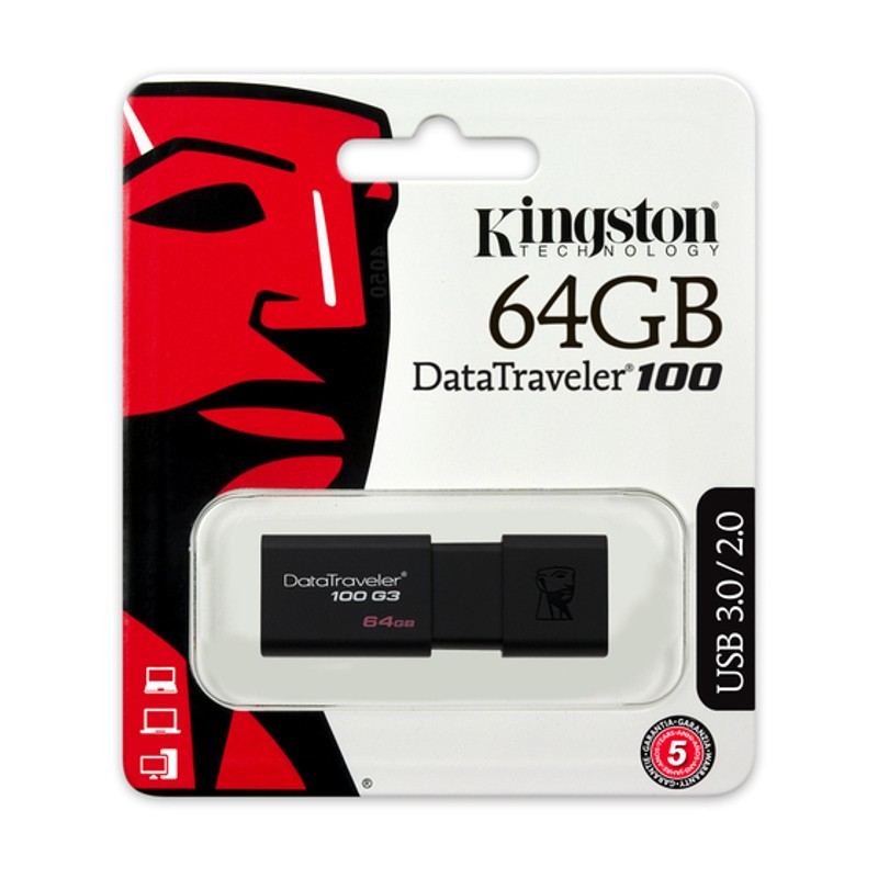 Kingston Technology DataTraveler 100 Generation 3 64GB - Item3