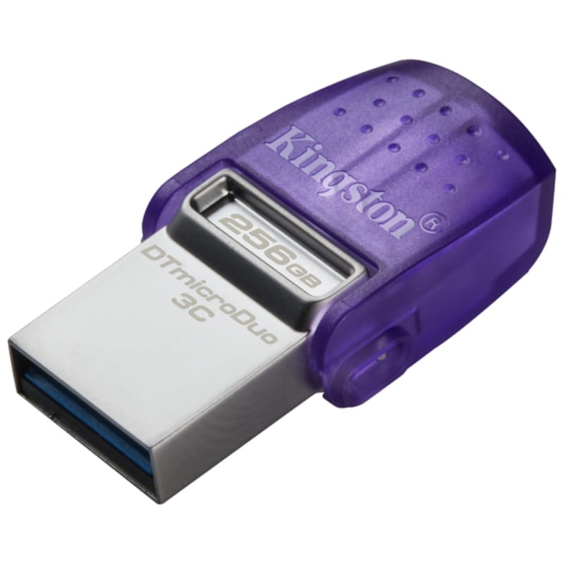 Kingston Technology DataTraveler microDuo 3C 256GB Roxo - Unidade Flash USB - Item