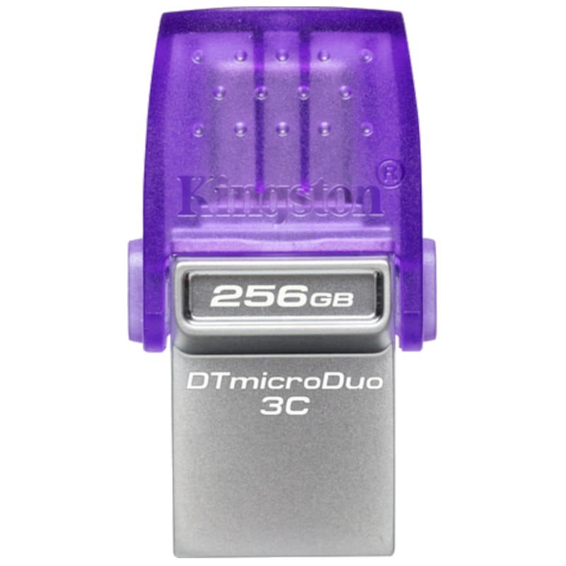 Kingston Technology DataTraveler microDuo 3C 256 GB Púrpura - Unidad flash USB - Ítem1