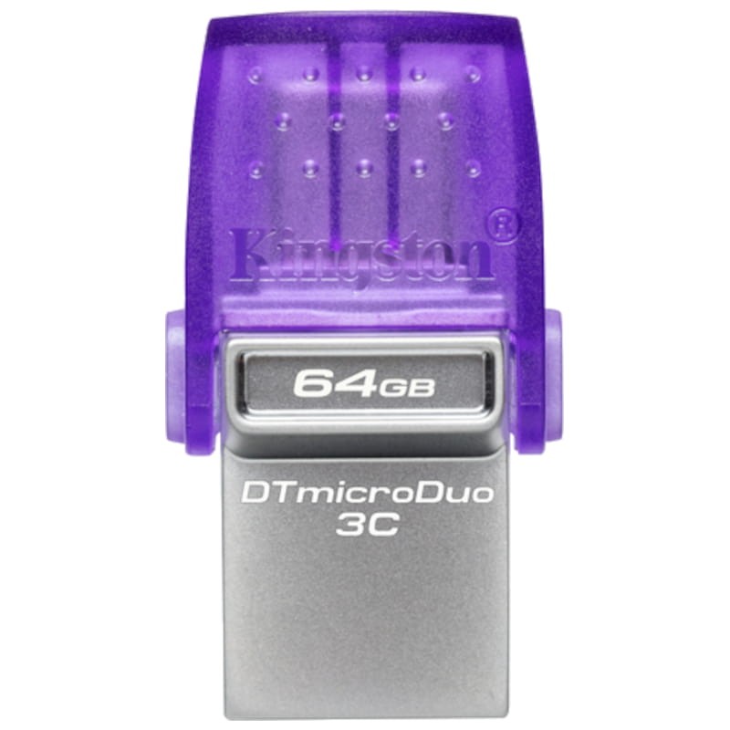 Kingston Technology DataTraveler microDuo 3C 64 GB Púrpura - Unidad flash USB - Ítem1