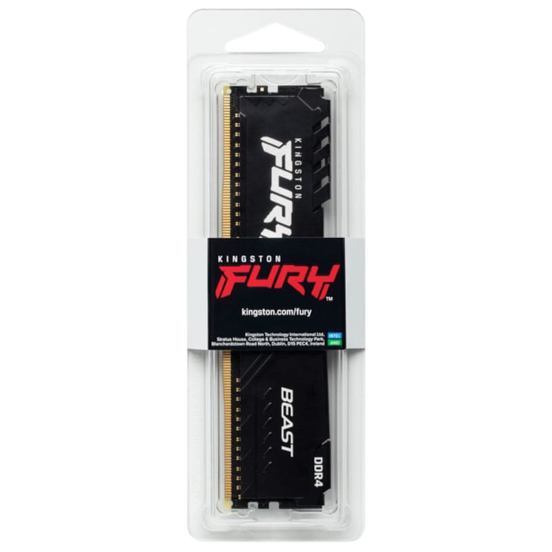 Kingston Technology FURY Beast 16GB DDR4 2666MHz Noir - Mémoire RAM - Ítem3