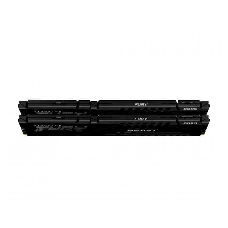 Kingston Technology FURY Beast 32GB (2x16) DDR5 5200 MHz - Memória RAM, Usa Intel XMP 3.0