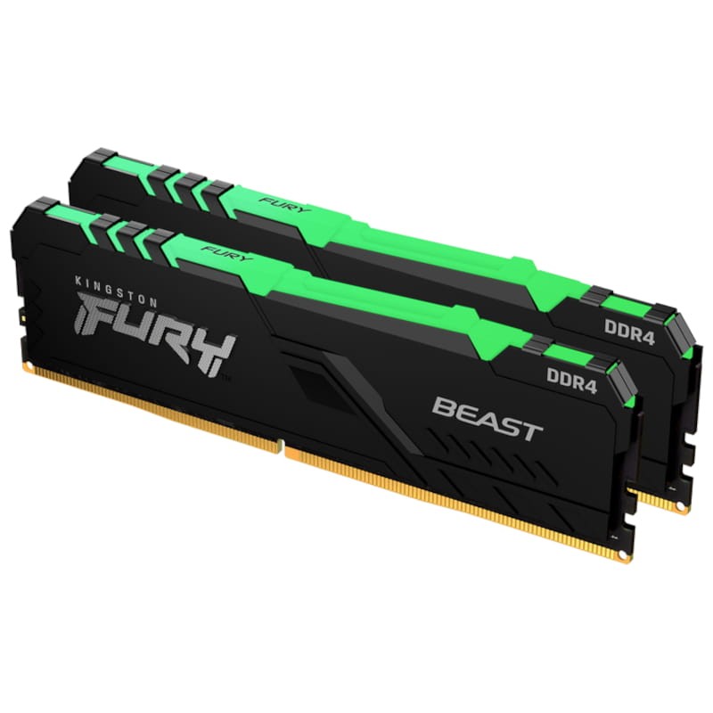 Kingston Technology FURY Beast RGB 16GB DDR4 3200MHz Negro - Memoria RAM - Ítem