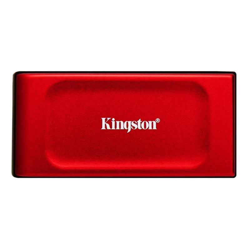 Kingston XS1000 2TB com USB 3.2 Gen 2 Vermelho - Disco SSD Externo - Item1