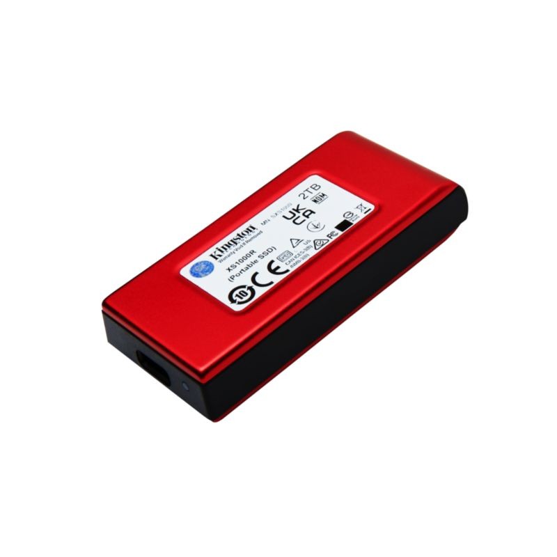 Kingston XS1000 2TB com USB 3.2 Gen 2 Vermelho - Disco SSD Externo - Item2