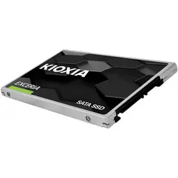Kioxia EXCERIA 2.5 480GB SATA III TLC 3D NAND disco rígido SSD perfil esquerdo