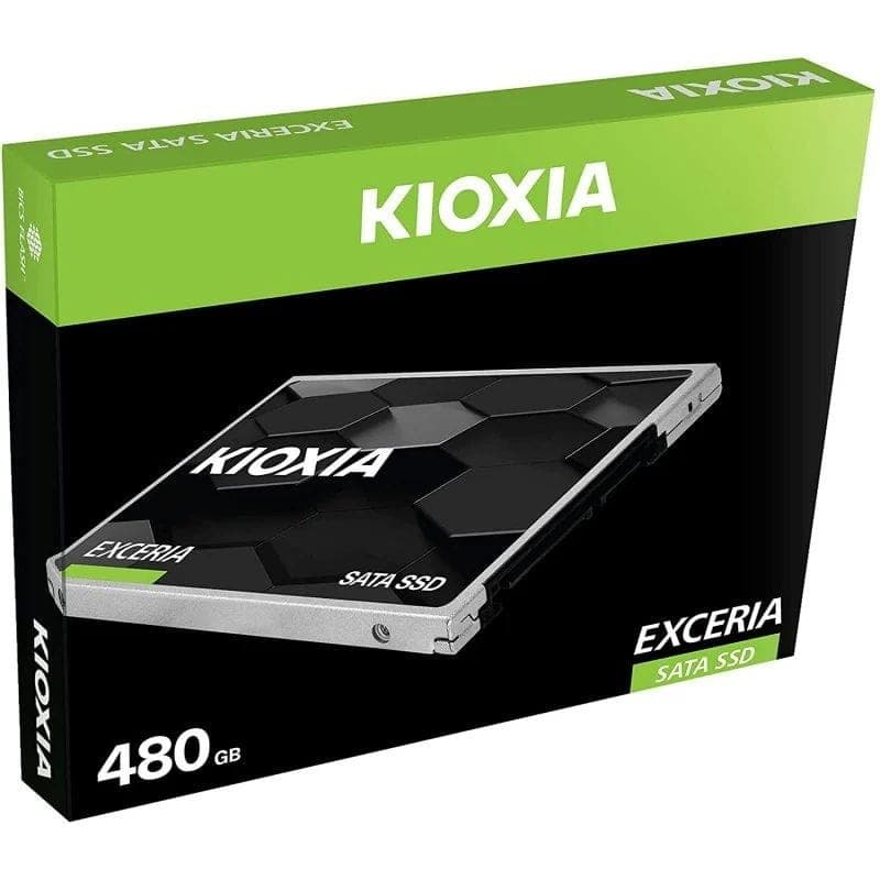 Kioxia EXCERIA 2.5 480GB SATA III TLC 3D NAND Hard Drive SSD Gabinete