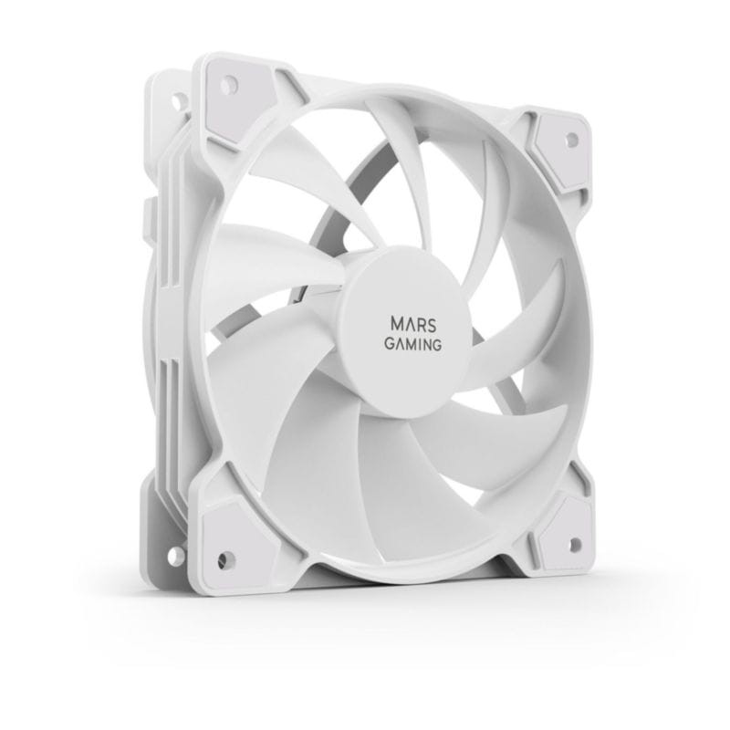 Kit 2x Ventiladores para PC Mars Gaming PWM MF-PWMX 120mm Blanco - Ítem3