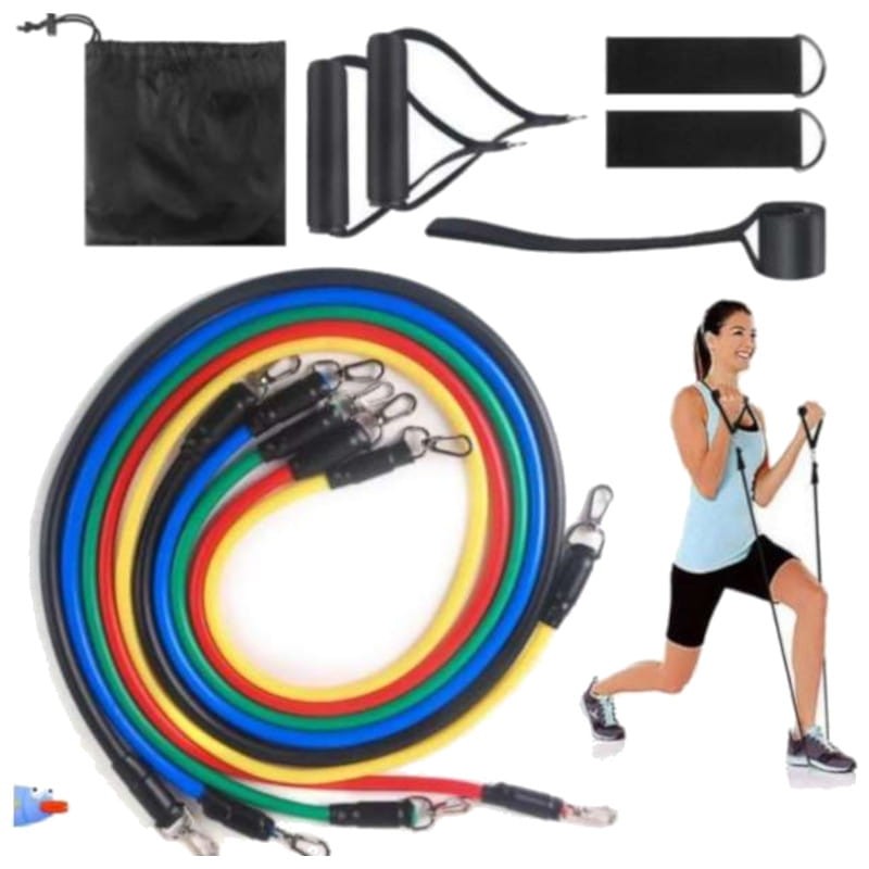 Kit de Faixas de Resistência Fitness 11 Peças - Item2