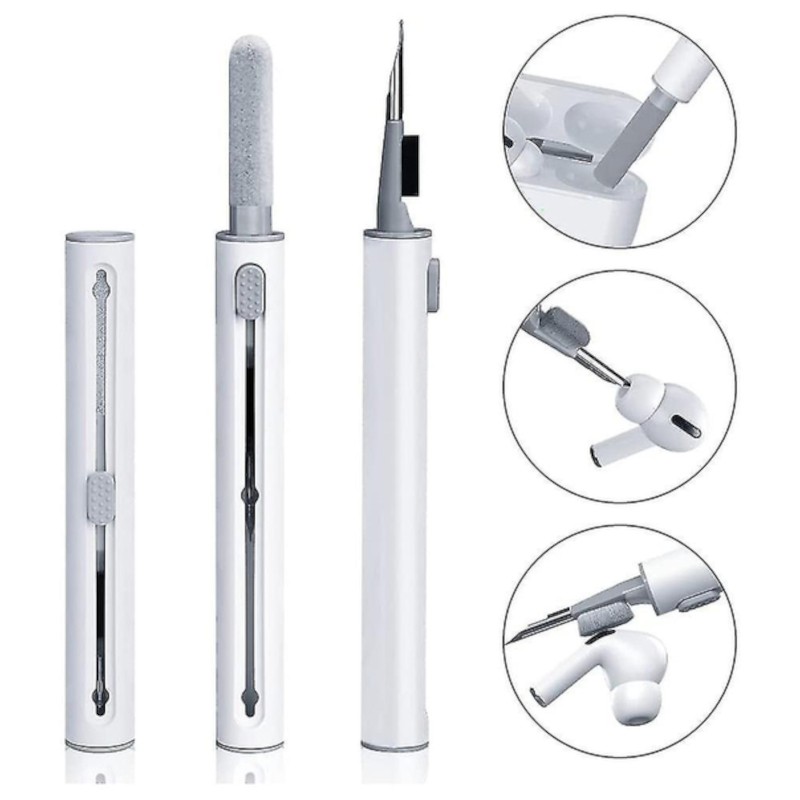 Kit de nettoyage 3 en 1 noir de 2ème génération pour écouteurs - Ítem1