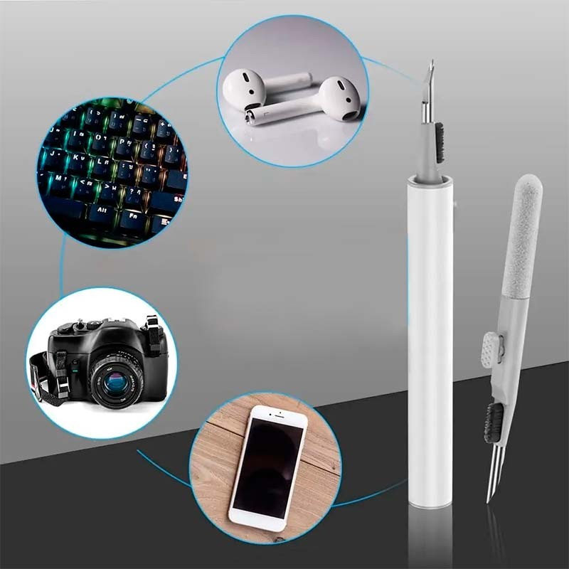 Kit de nettoyage 3 en 1 noir de 2ème génération pour écouteurs - Ítem2