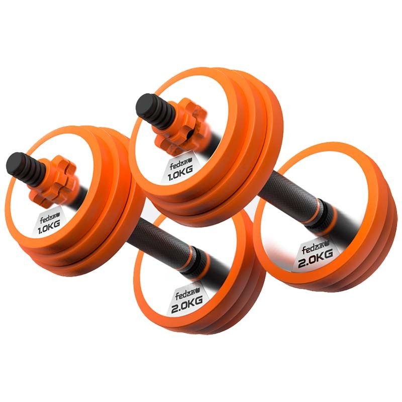 Kit de Musculation Haltères + Barre + Kettlebell Xiaomi FED Acier 15kg - Ítem1