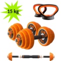 Xiaomi FED Flagship 15kg Bodybuilding Kit Dumbbell + Barbell + Kettlebell - Item