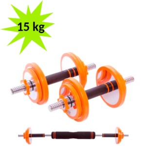 Kit de Musculation Haltères + Barre Xiaomi FED Acier 15kg