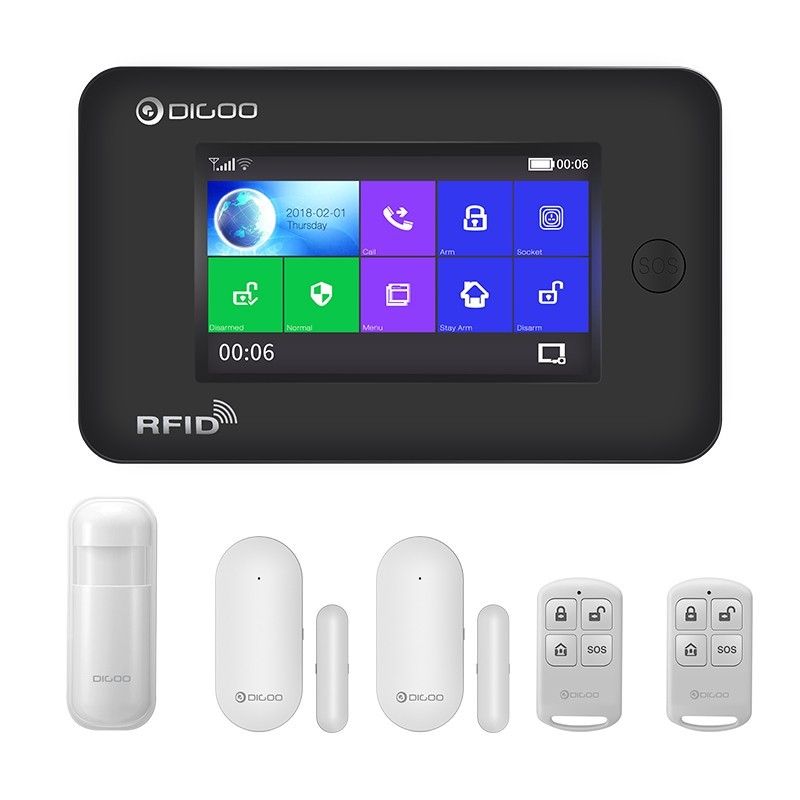 Kit de segurança Digoo DG-HAMA Táctil Version 3G/GSM/Wifi Alexa
