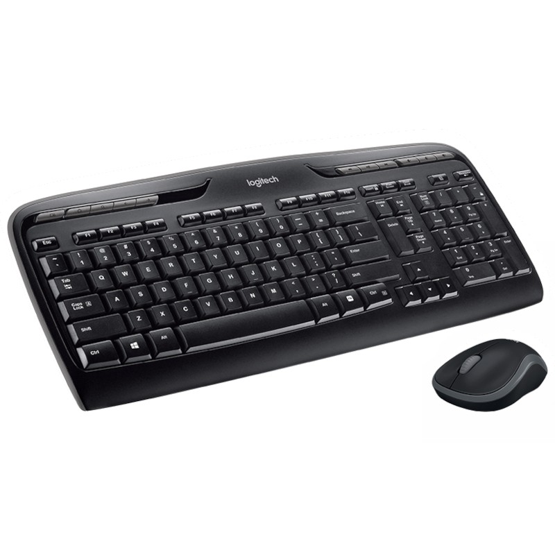 Kit clavier et souris sans fil Logitech Wireless Combo MK330 USB Noir QWERTY en nordique - Ítem