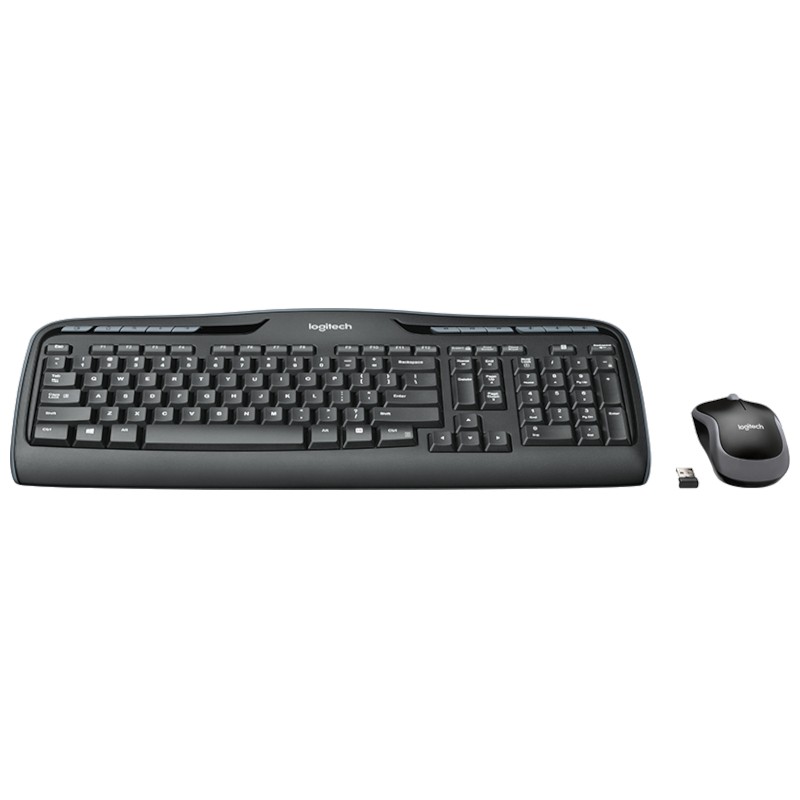 Kit clavier et souris sans fil Logitech Wireless Combo MK330 USB Noir QWERTY en nordique - Ítem2
