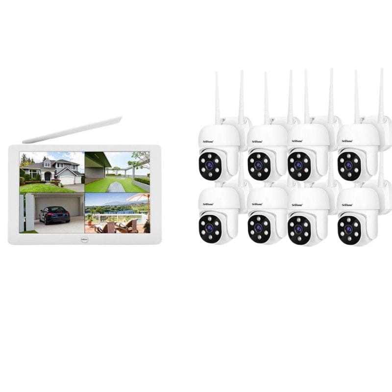 Kit de Videovigilancia Grabador Sricam NVS009 + 8 cámaras IPC030 - Ítem