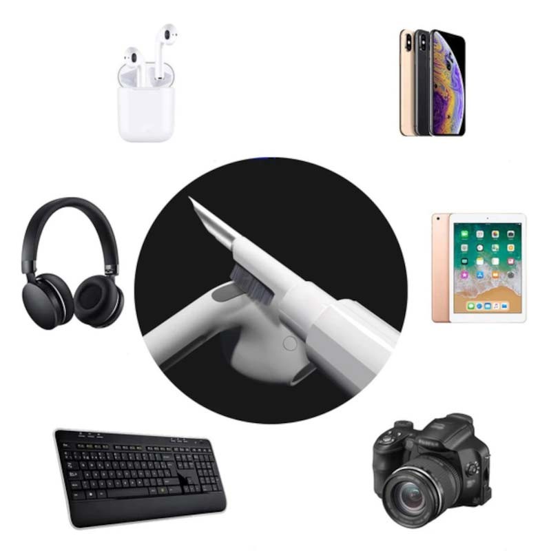 Kit de limpieza 3 en 1 blanco de 1ª generación para auriculares - Ítem1