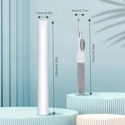 dimensões do Kit de limpeza 3 em 1 branco de 1ª geração para auriculares