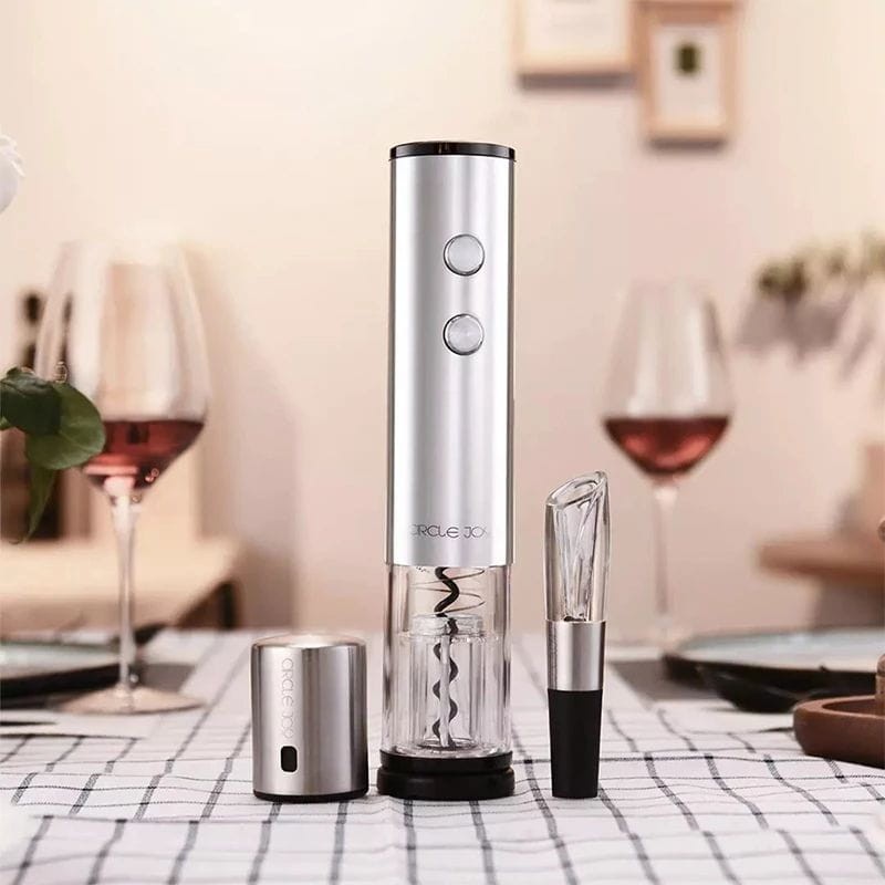 Kit Sacacorchos Eléctrico Xiaomi Circle Joy + Decantador + Tapón - Ítem5