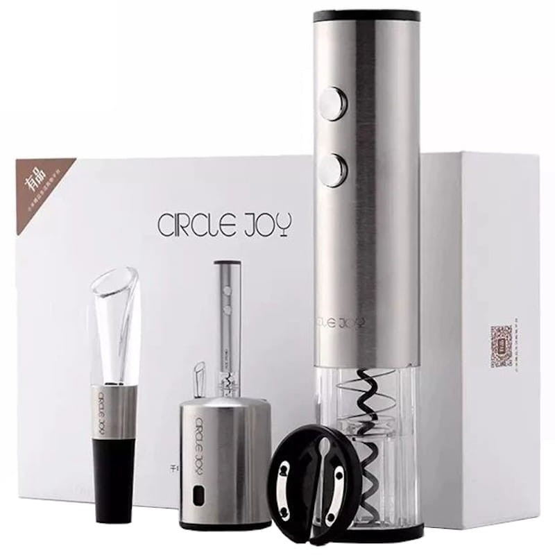 Kit Sacacorchos Eléctrico Xiaomi Circle Joy + Decantador + Tapón - Ítem6