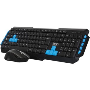 Kit teclado y ratón 3GO CombodrileW2 Inalámbrico