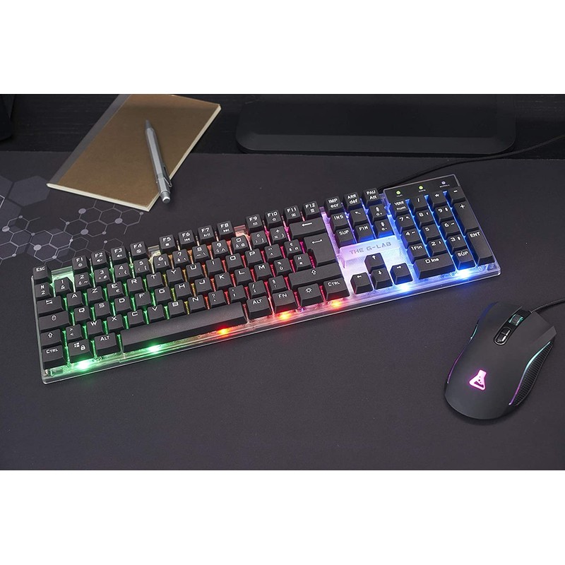 Kit de teclado e mouse G-LAB Combo Xenon USB - Item5