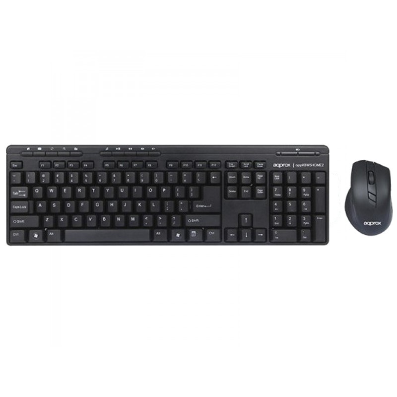 Teclado e Rato Sem fio Approx KBWSHOME2