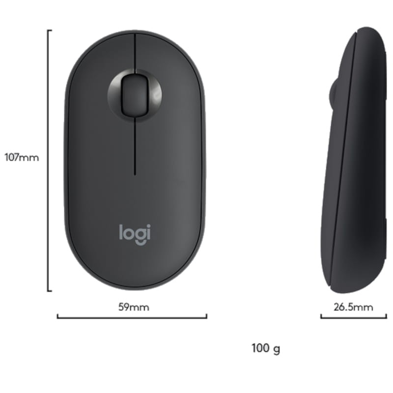 Clavier et souris sans fil Logitech MK470 Graphite - Ítem6