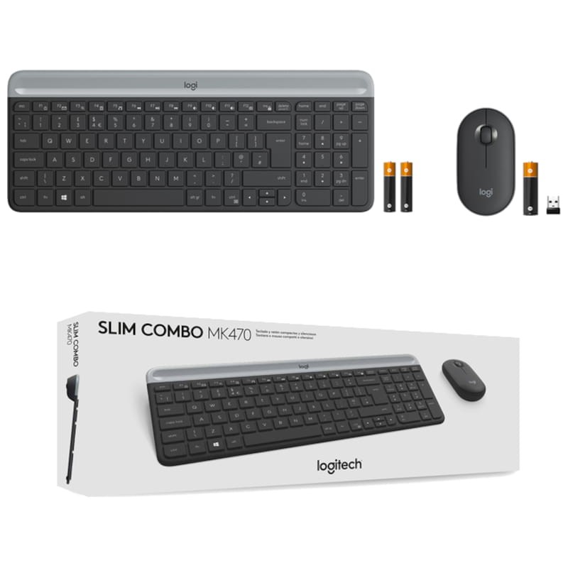 Clavier et souris sans fil Logitech MK470 Graphite - Ítem7