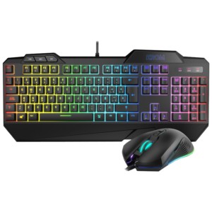 Kit clavier et souris Krom Krusher RGB USB