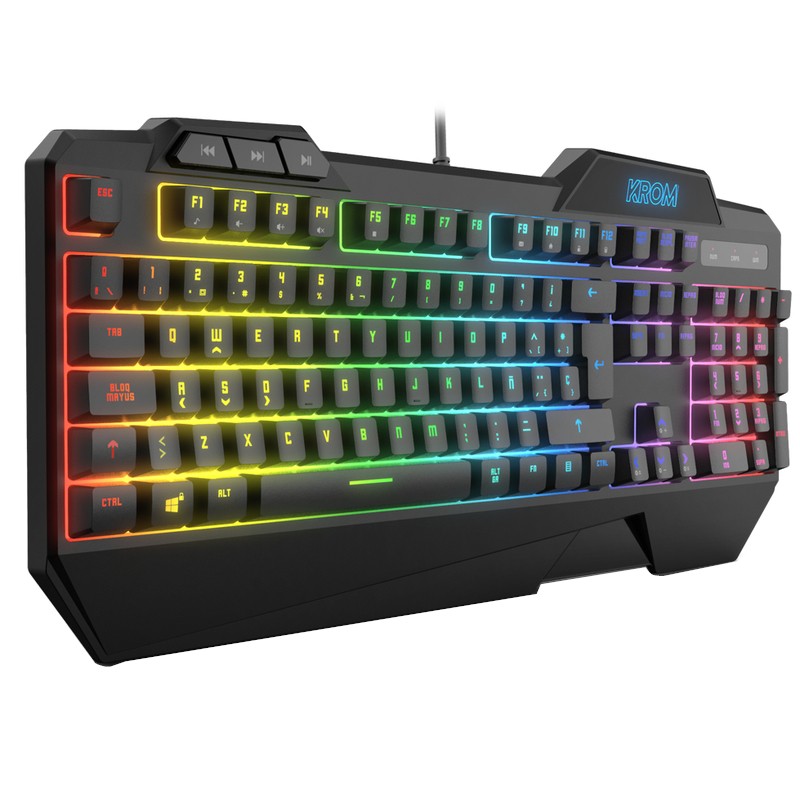 Kit teclado y ratón Krom Krusher RGB USB - Ítem2