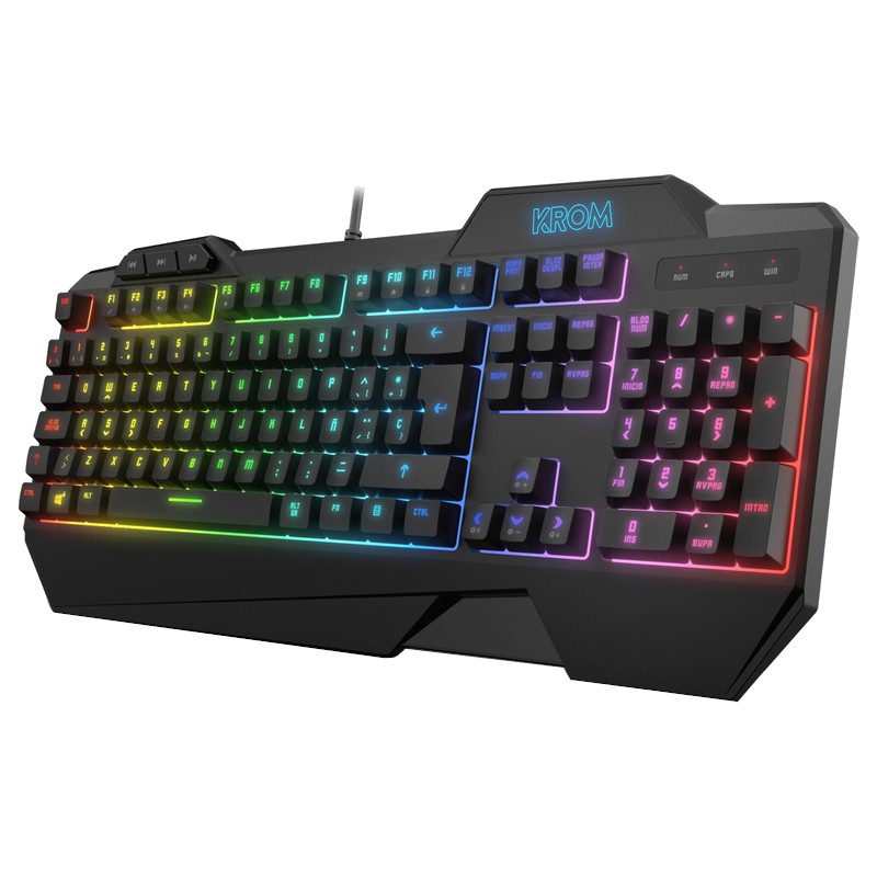 Kit teclado y ratón Krom Krusher RGB USB - Ítem3