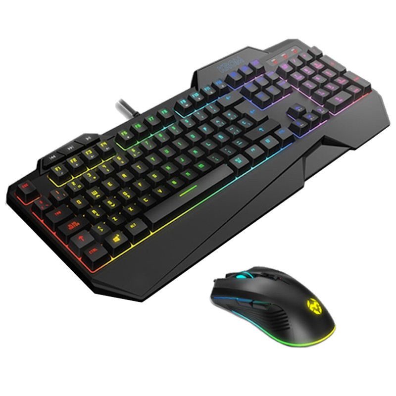 Kit de teclado e mouse Krom Krusher RGB USB - Item6