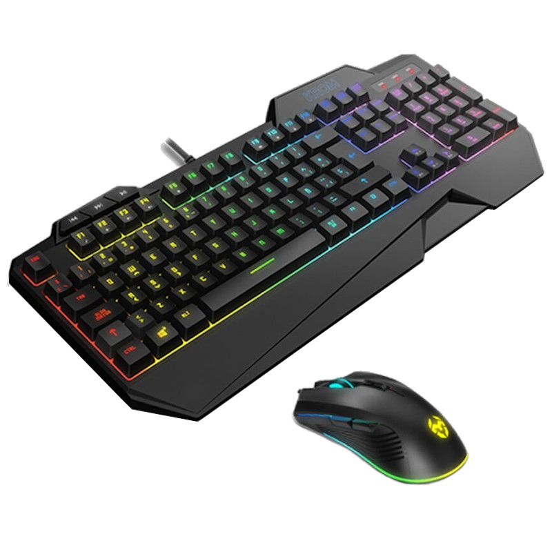 Kit teclado y ratón Krom Krusher RGB USB - Ítem6