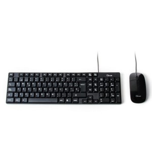 Teclado + Ratón USB L-Link LL-KB-816 - Color negro; Teclado USB - Ratón USB - Construcción Bilateral apta para zurdos y diestros - Ratón Óptico 800 DPI