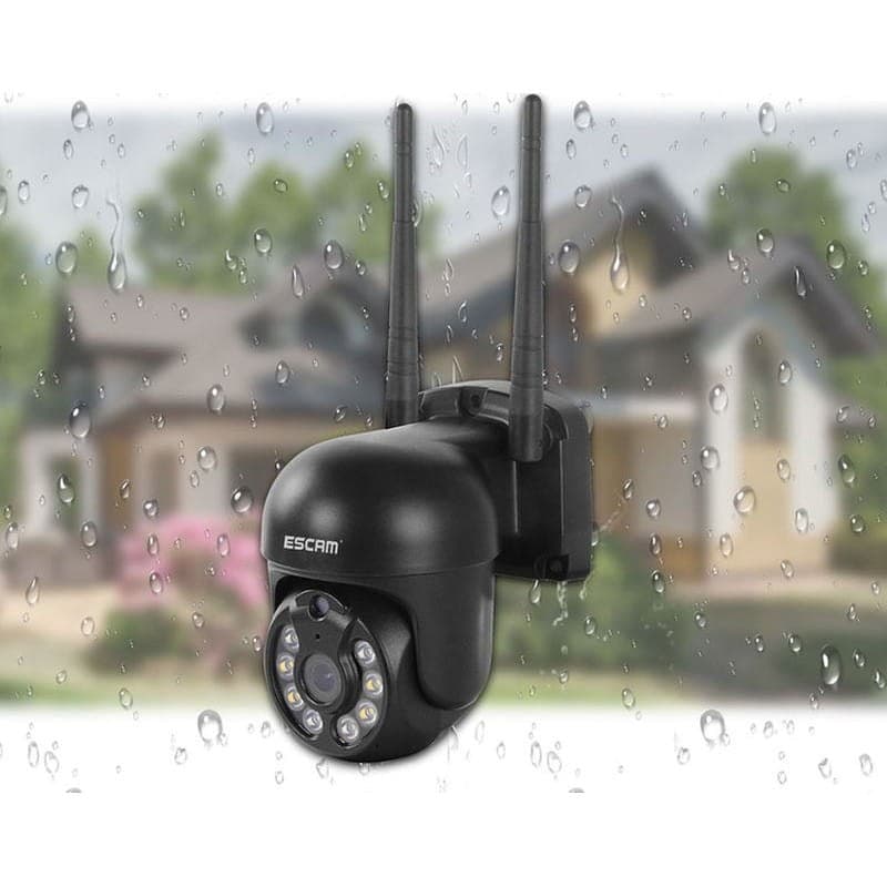 Kit videovigilancia IP Escam WNK614 Wifi 3MP 4 Cámaras - Frontal