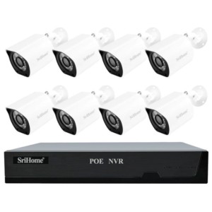 Kit de Videovigilancia Grabador Sricam NVS005 + 8 cámaras SH034B
