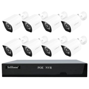 Kit Vidéosurveillance Enregistreur Sricam NVS005 + 8 caméras SH034B