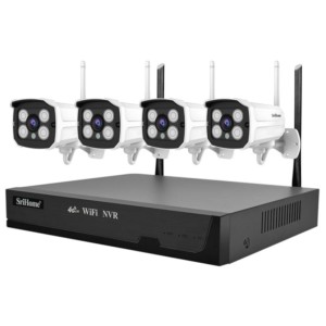 Kit Vidéosurveillance Sricam NVS001B 8CH 4G NVR 1080P + 4 caméras