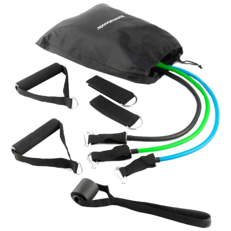 Kit x3 Faixas de Resistência com Acessórios e Guia de Exercícios InnovaGoods - Item