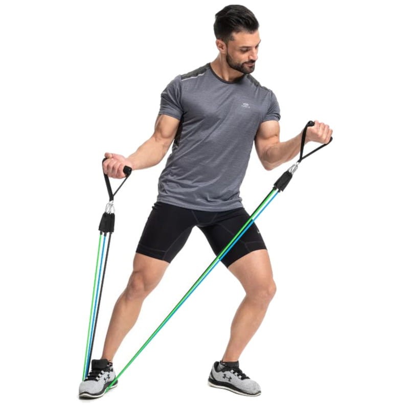 Kit x3 Bandes de Résistance avec Accessoires et Guide d'Exercices InnovaGoods - Ítem1