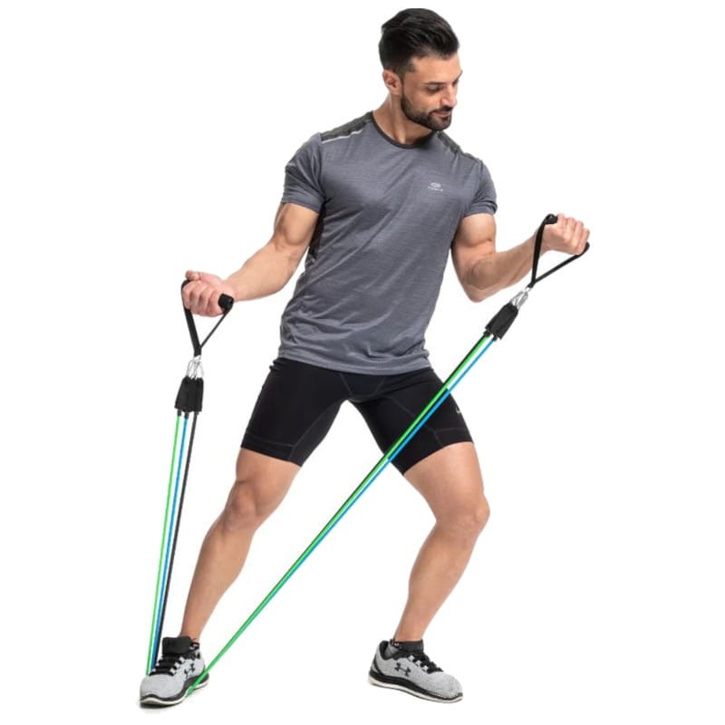 Kit x3 Faixas de Resistência com Acessórios e Guia de Exercícios InnovaGoods - Item1