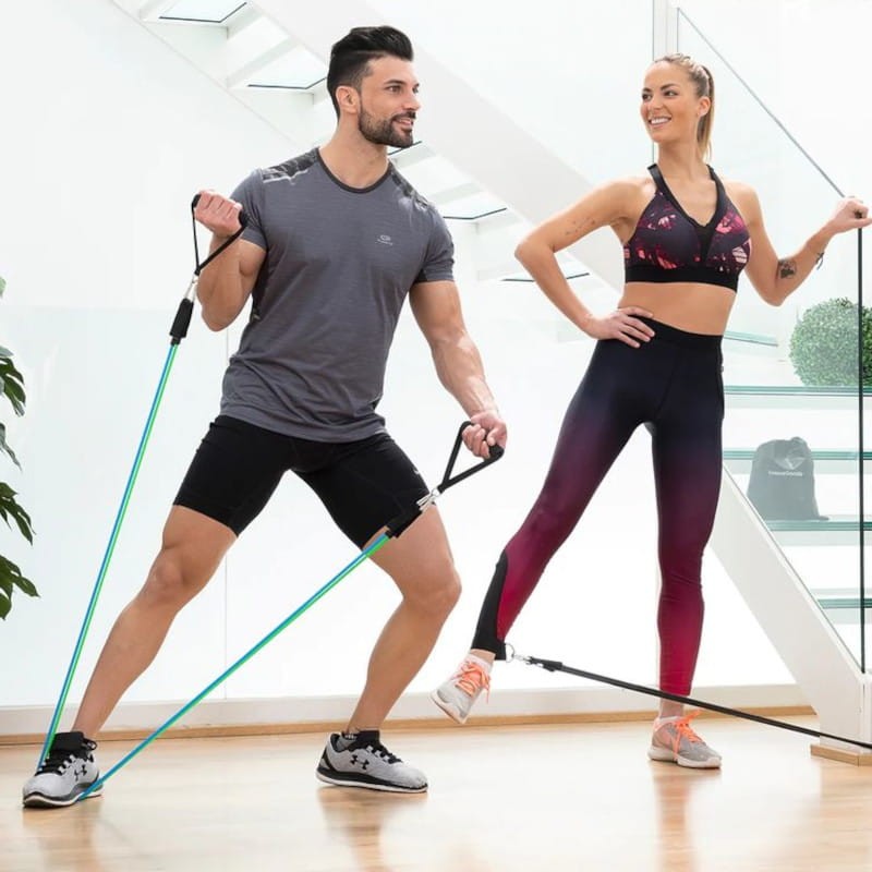 Kit x3 Bandes de Résistance avec Accessoires et Guide d'Exercices InnovaGoods - Ítem2