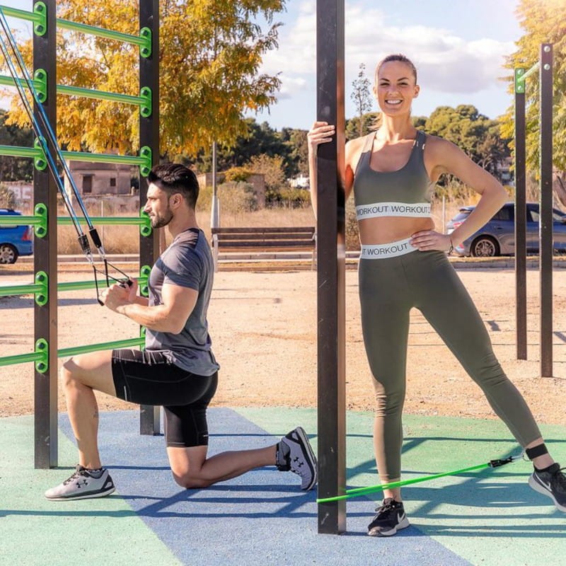 Kit x3 Bandes de Résistance avec Accessoires et Guide d'Exercices InnovaGoods - Ítem6